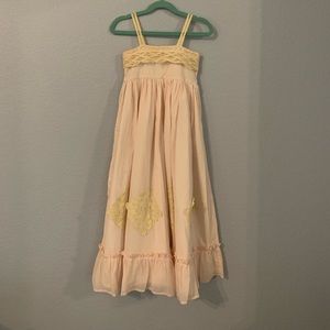 Well dressed wolf pink maxi dress size 6